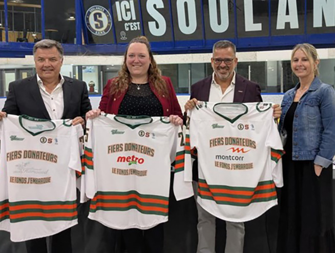 Fonds d'inclusion a la pratique sportive soulangeoise à l'aréna pionniers de Soulanges